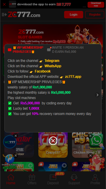 zc777 game vip membership